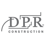DPR Construction logo - one of HammerTech's construction safety software users.