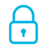 Info is safe - Lock icon