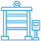 Icon of site access control and Irongate turnstile