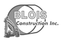 Blois Construction grayscale logo (626x417) or 3to2 aspect ratio - a top NoAm contractor using HammerTechGO construction safety intelligence software