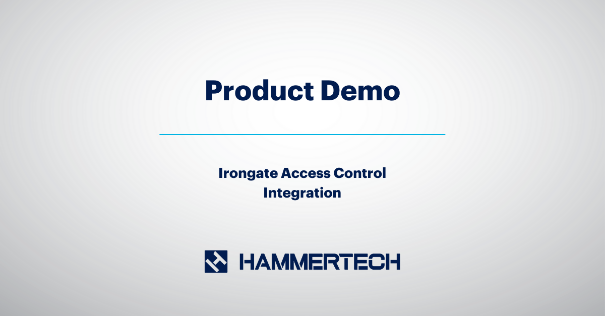 Irongate + HammerTech Product Video Cover Image v2