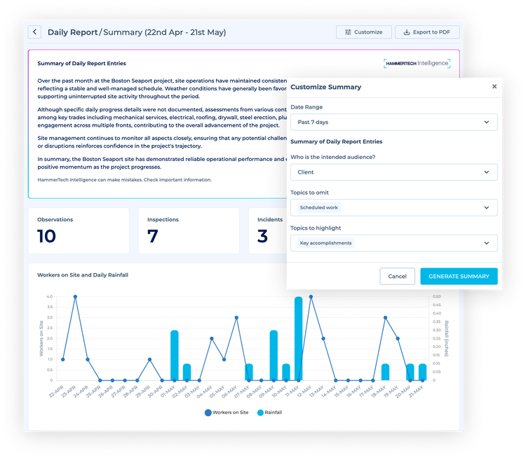 HammerTech Intelligence AI for Construction Safety - Smarter outputs that get better over time-1