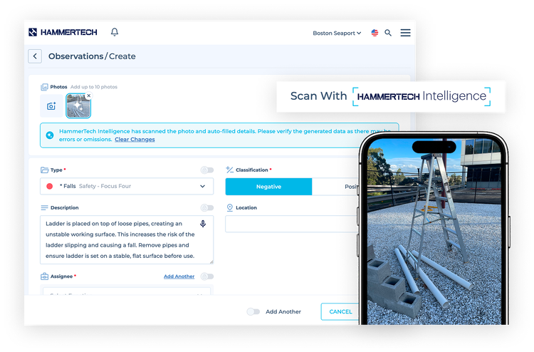 HammerTech Intelligence AI in Construction Safety - Less effort more done-1