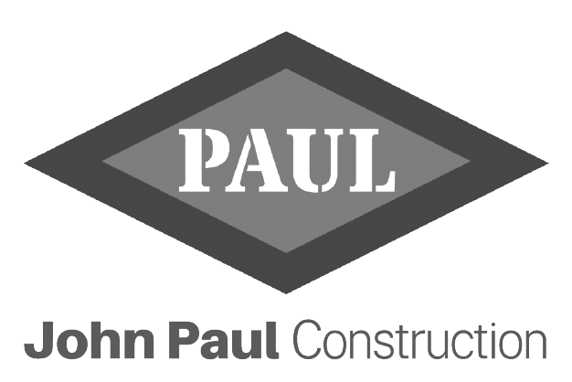 A logo of John Paul Construction, a HammerTech client using our HSEQ software. 