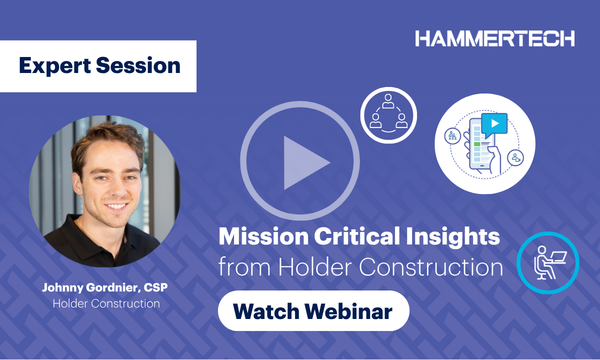 Mission Critical Insights from holder Construction - Webinar Rewatch link