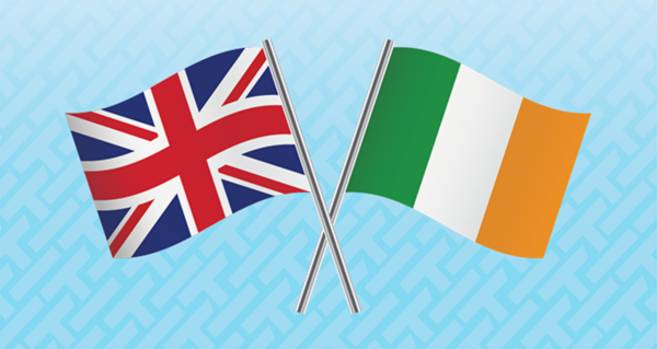 HammerTech Login for the UK and Europe with the UK and Ireland flags side-by-side in the image