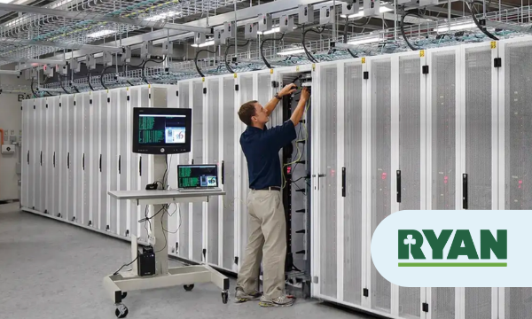 Ryan Companies data center project - nearly complete - using HammerTech's construction safety platform