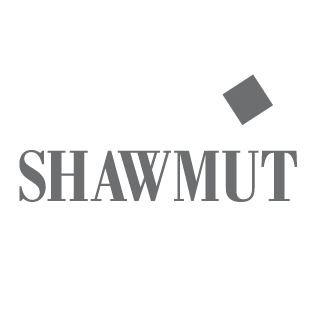 The logo of Shawmut Construction and Design - a user of HammerTech's innovative all-in-one construcstion safety software for general contractors and their subcontractors. 