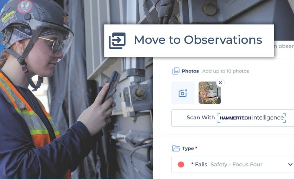 Turn Any Construction Safety Concern into a Trackable Observation